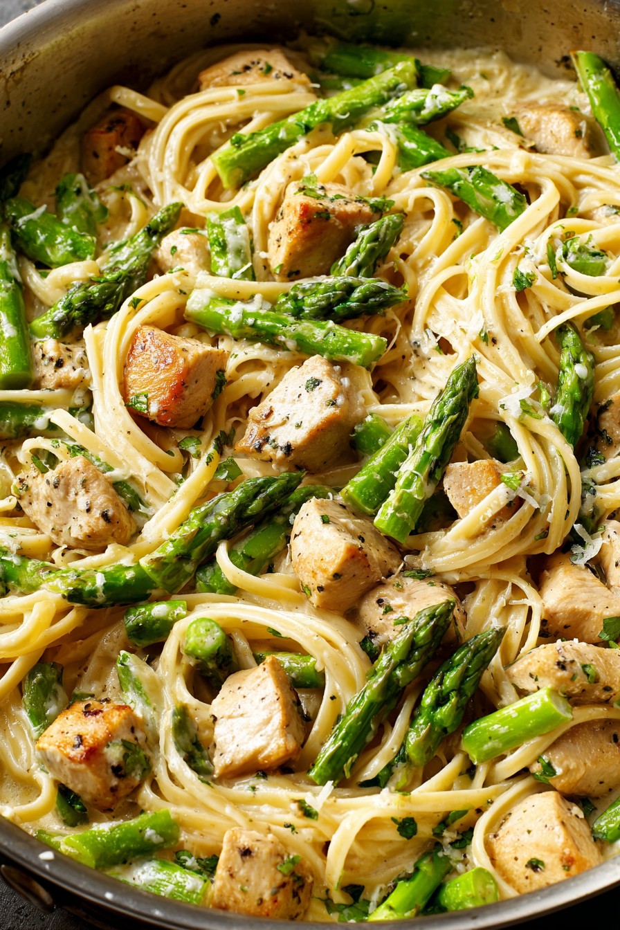 Chicken Asparagus Pasta Recipe