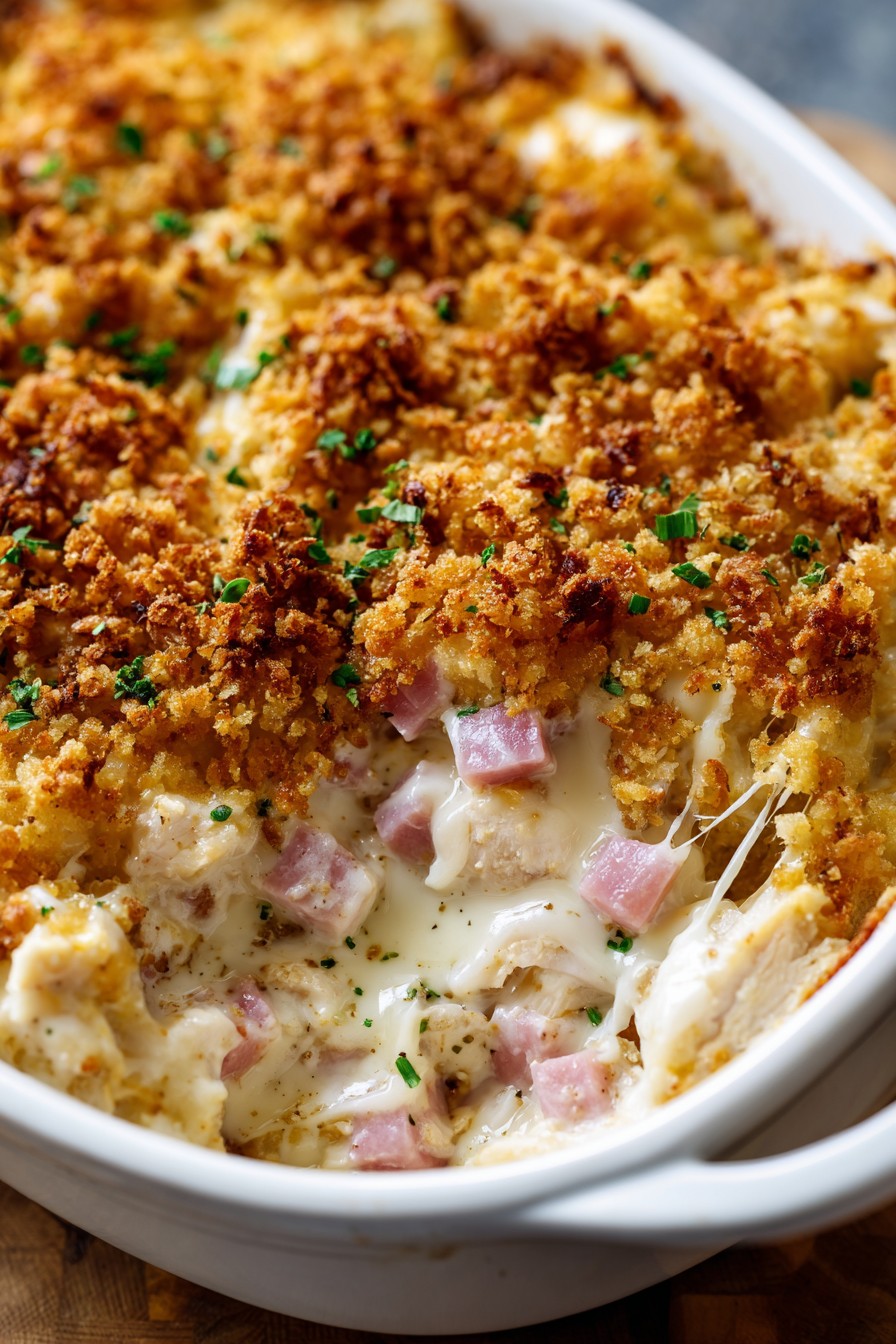 Chicken Cordon Bleu Casserole Recipe