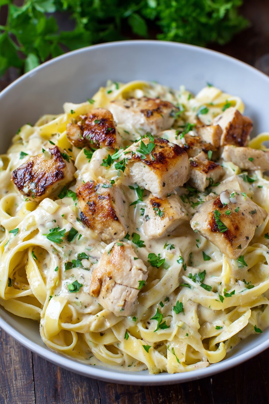 Chicken Cream Pasta Recipe