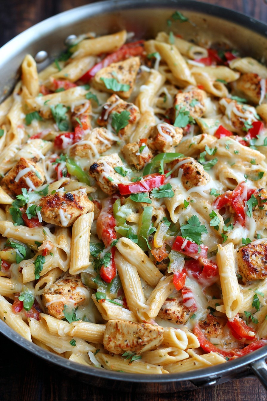 Chicken Fajita Pasta Recipe