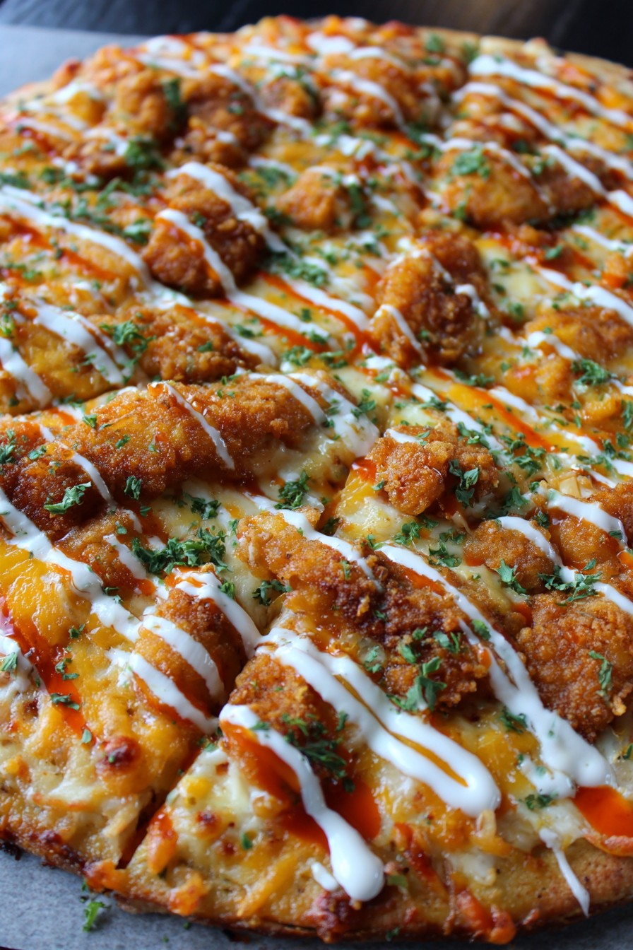 Chicken Finger Pizza Recipe