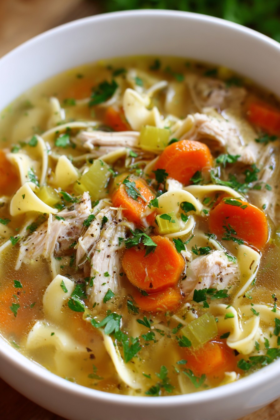 Chicken Noodle Crock Pot Recipe
