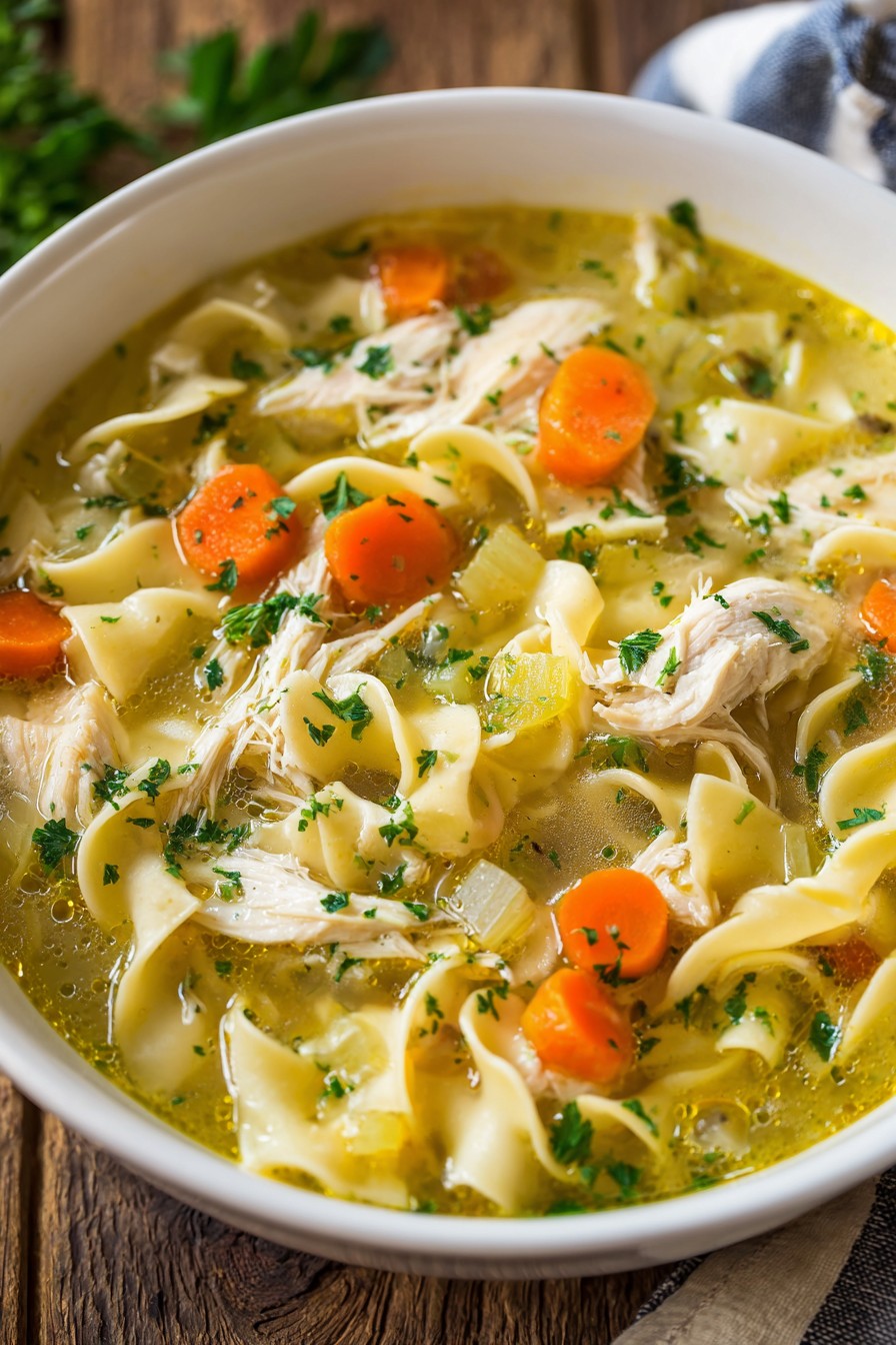 Chicken Noodle Soup Recipe With Egg Noodles