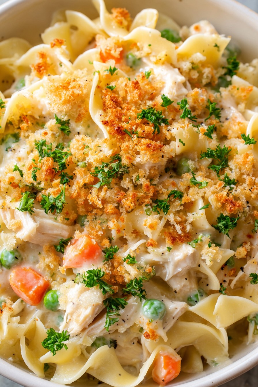 Chicken Pot Pie Pasta Recipe