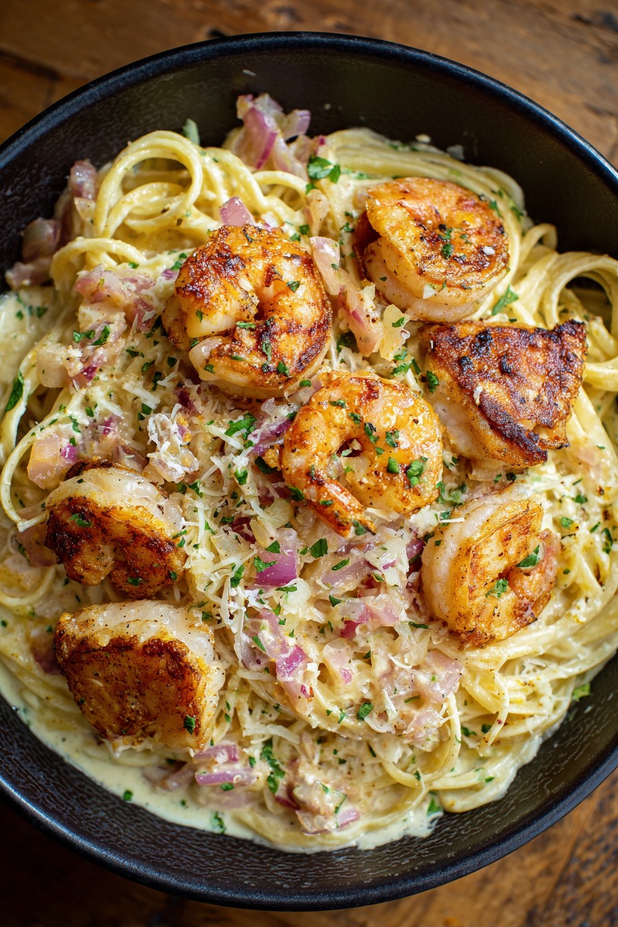 Chicken Shrimp Pasta Recipe