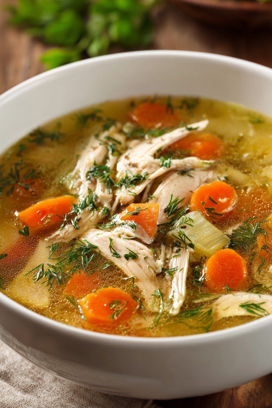 Chicken Soup Recipe No Noodles