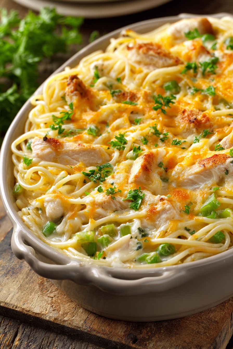 Chicken Spaghetti Casserole Recipe