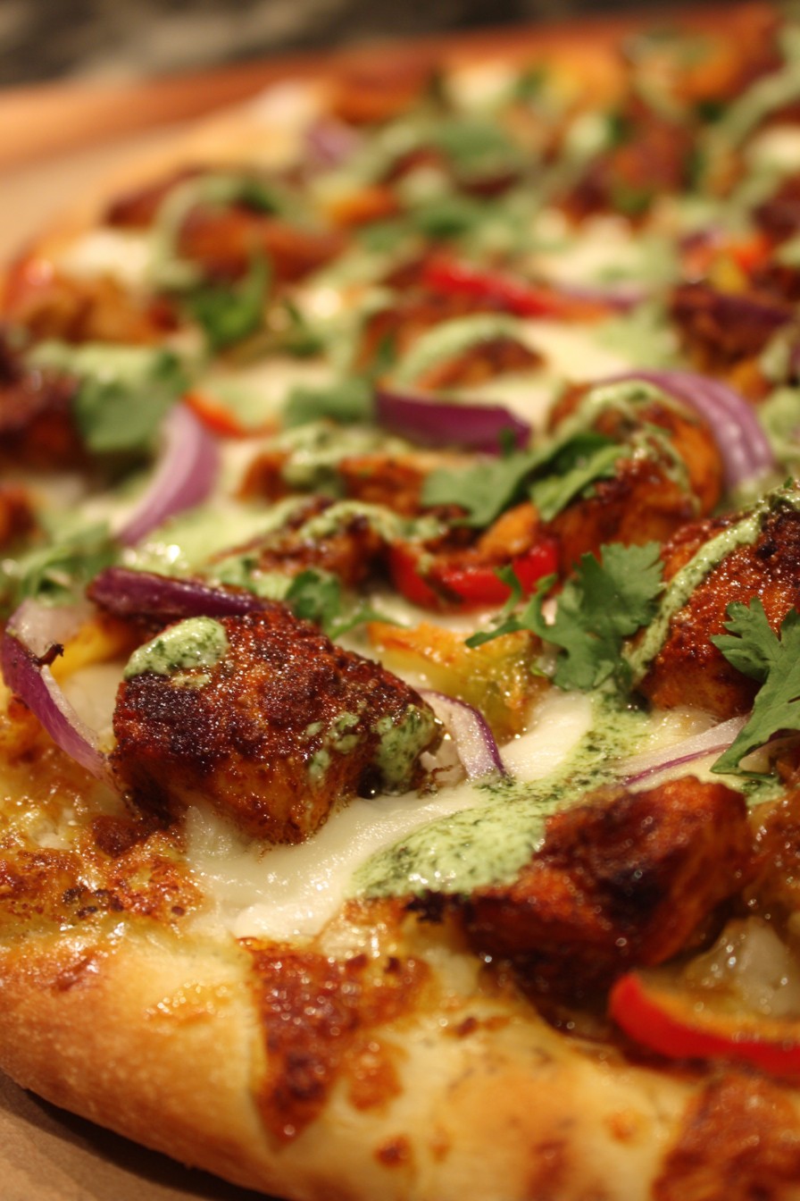 Chicken Tikka Pizza Recipe