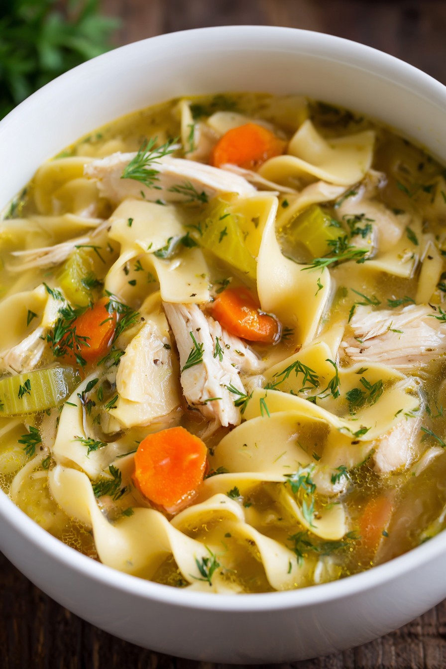Chunky Chicken Noodle Soup Recipe