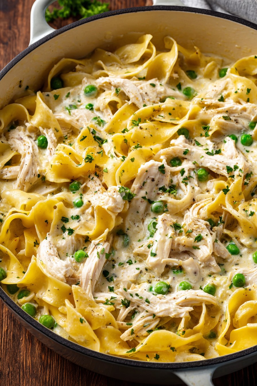 Creamy Chicken And Noodles Recipe