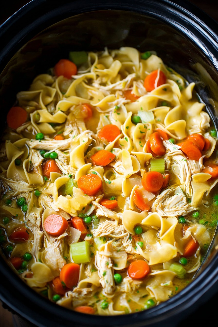 Crockpot Chicken And Noodles Recipe
