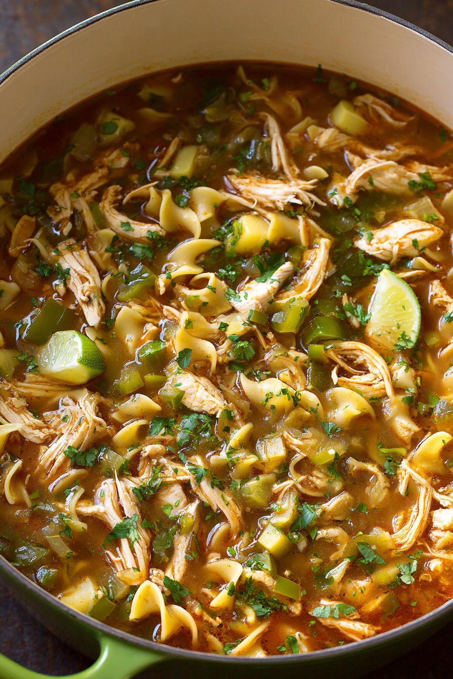 Cuban Chicken Noodle Soup Recipe