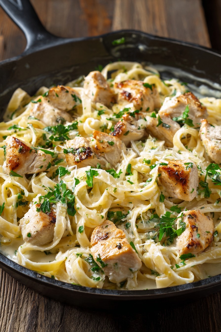 Garlic Chicken Pasta Recipe