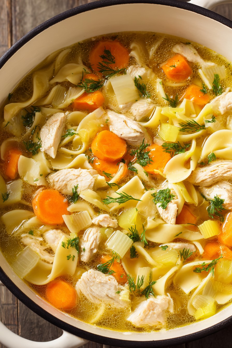 Hearty Chicken Noodle Soup Recipe