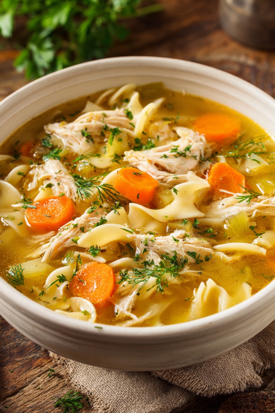 Home Chicken Noodle Soup Recipe