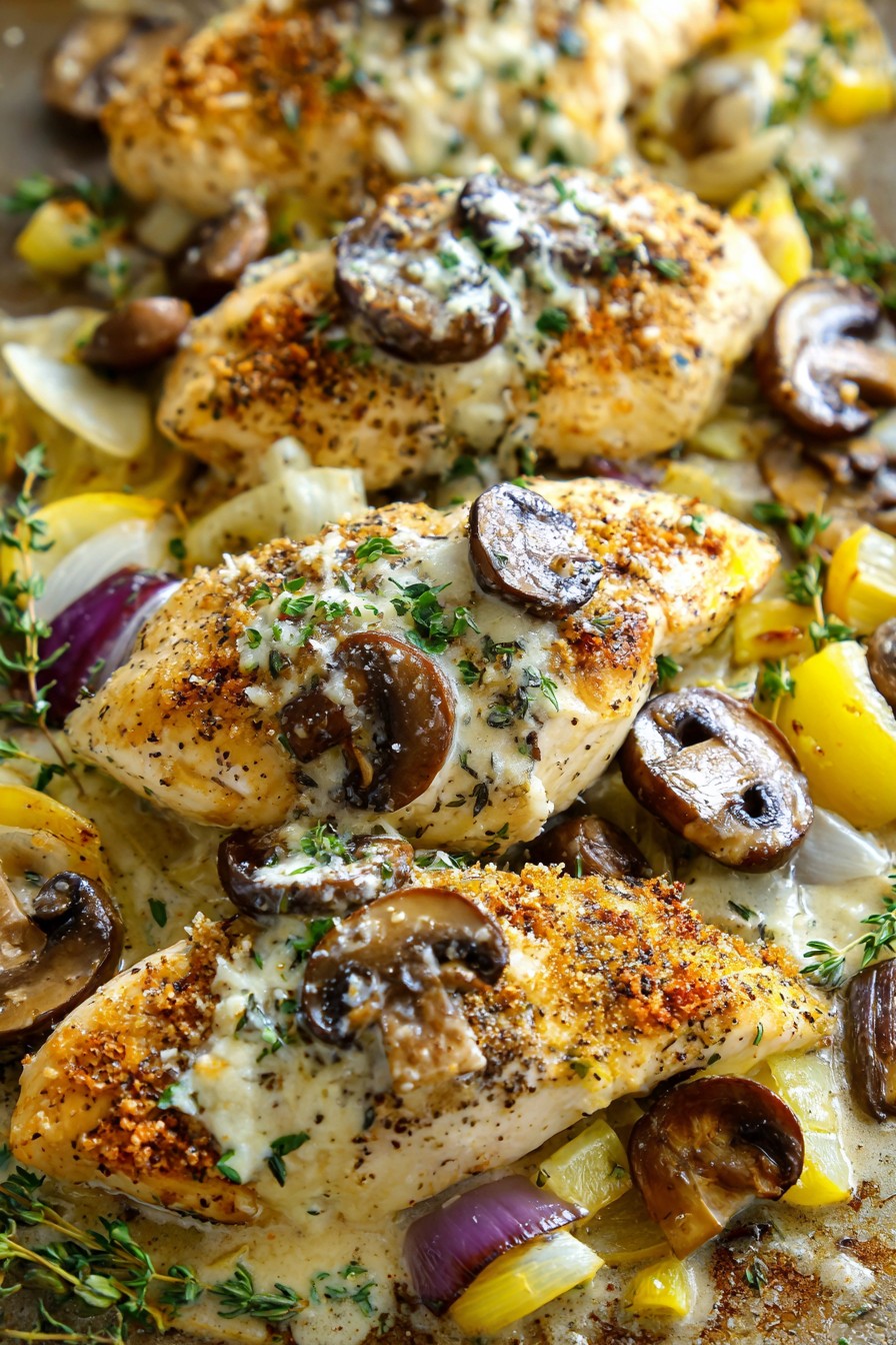 Mushroom Chicken Recipe Baked