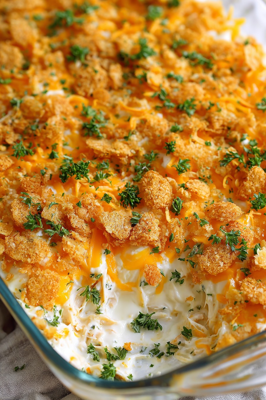 Ritz Cracker Chicken Casserole Recipe