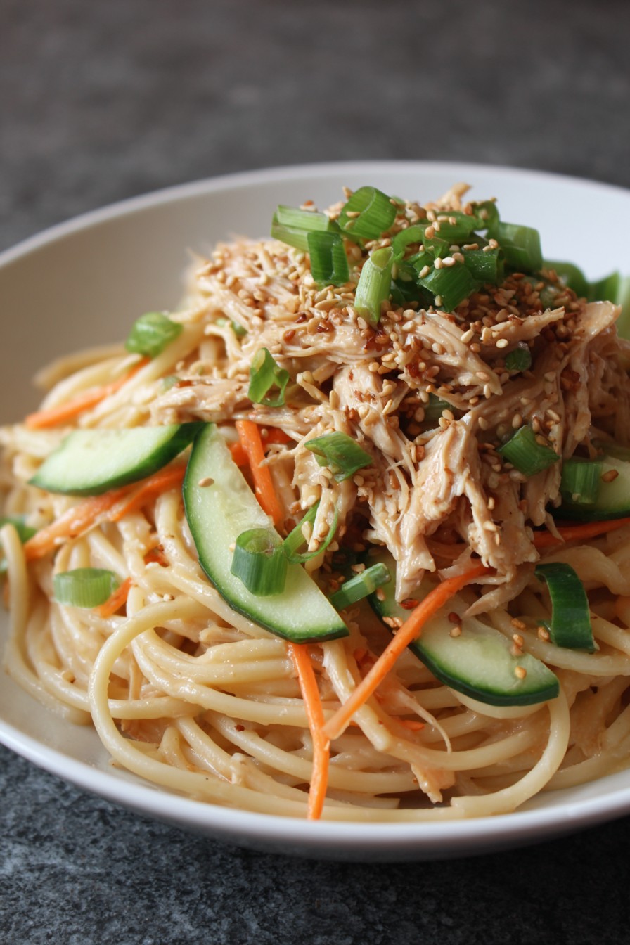Sesame Noodles With Chicken Recipe