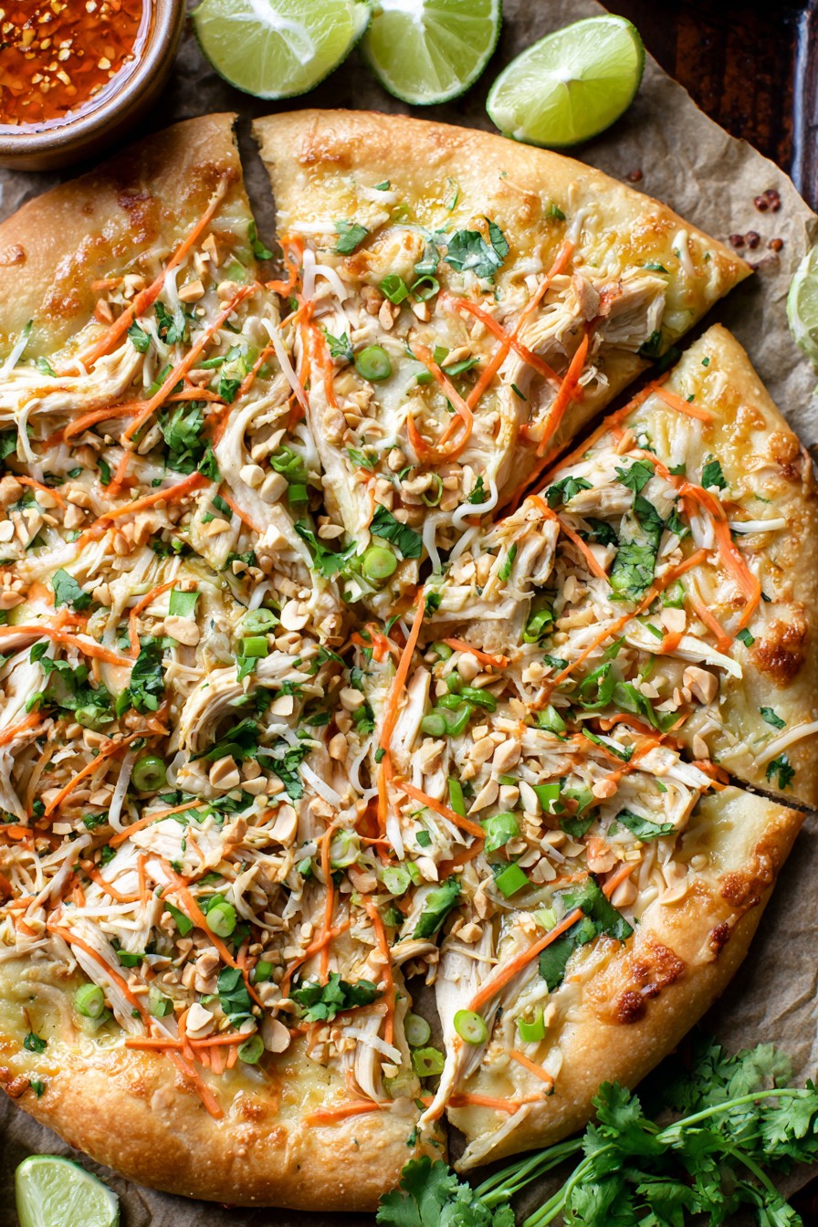 Thai Chicken Pizza Recipe