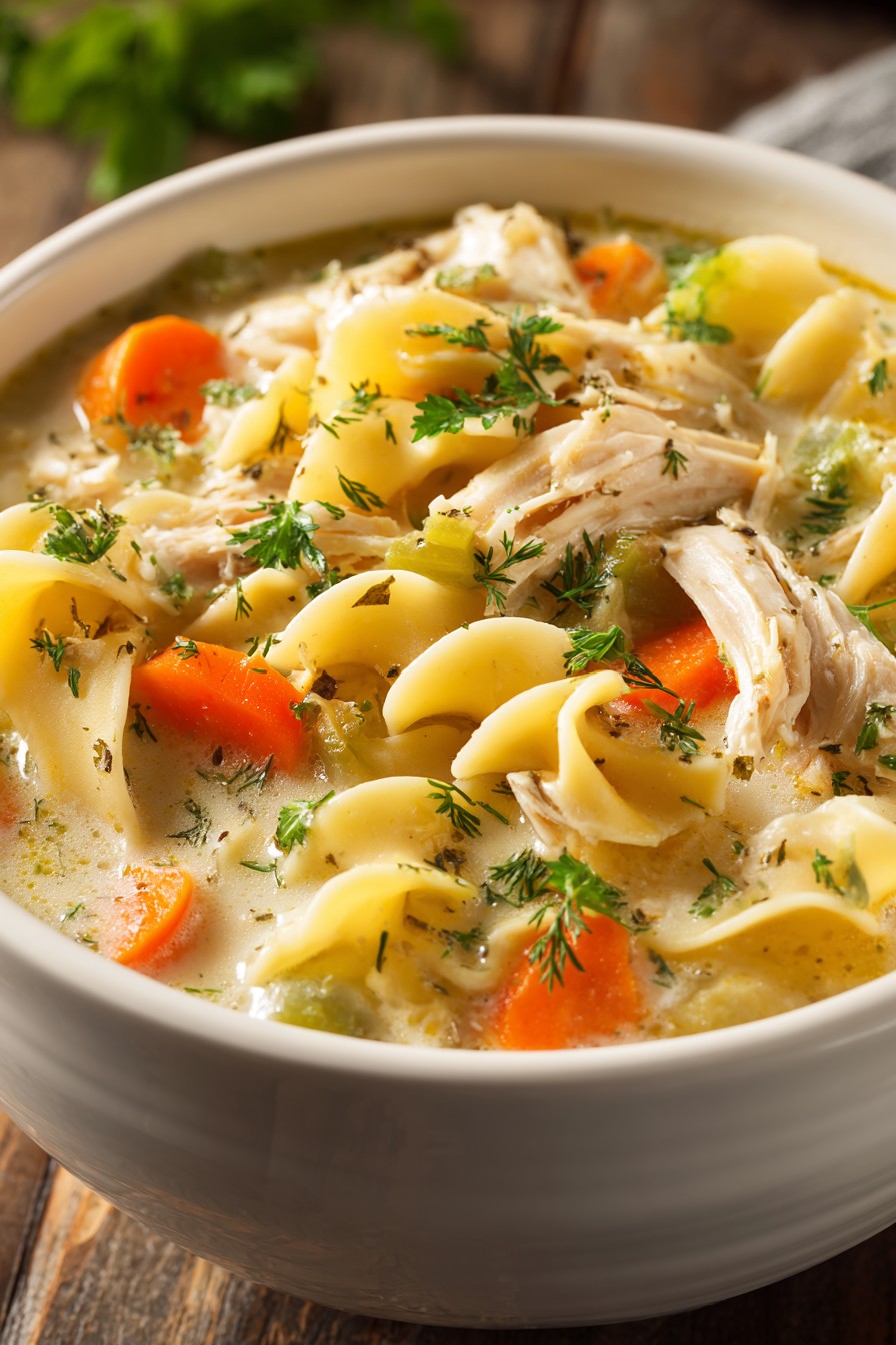 Thick Chicken Noodle Recipe