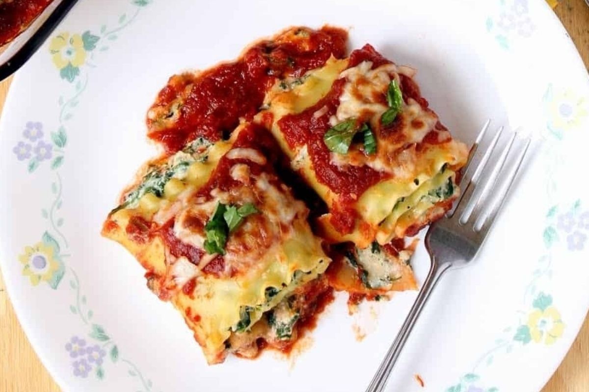 Fancy Lasagna Bites with Spinach & Ricotta