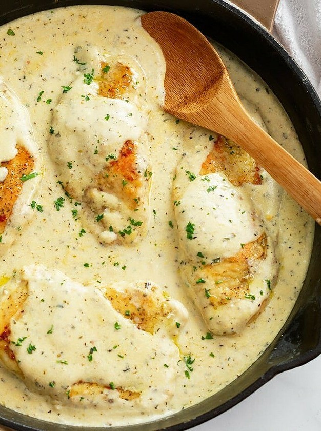 Creamy Herb Chicken Dinner Recipe
