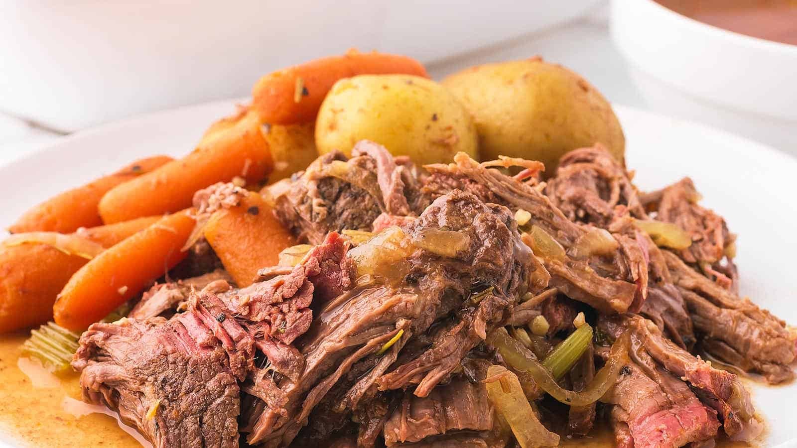 Sirloin Tip Roast in the Crockpot