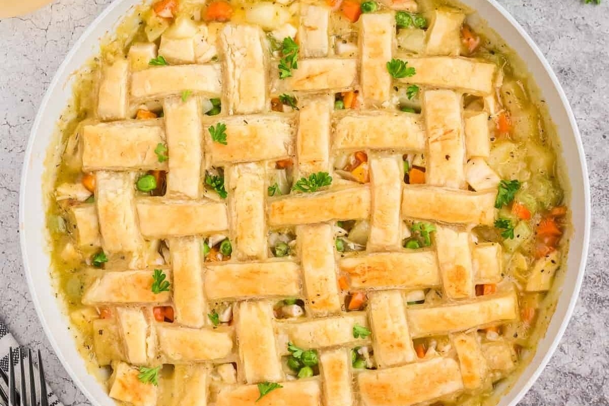 Tender Turkey Pot Pie with Flaky Crust