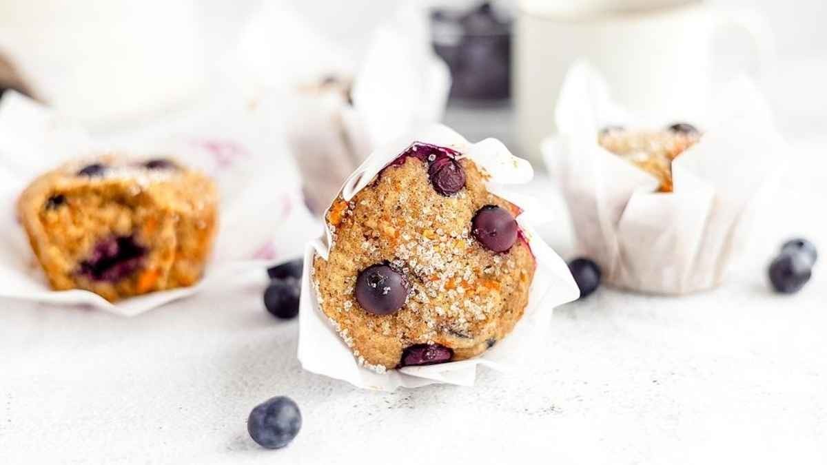 Sweet Carrot & Blueberry Morning Treats