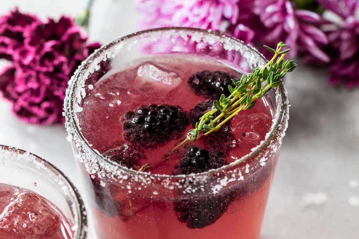 Thyme to Refresh with Blackberry Margarita