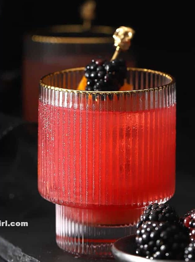 Bourbon Blackberry Brew for Spooky Nights