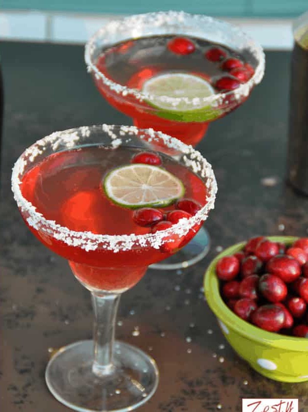 Cranberry Sparkle Margarita Twist