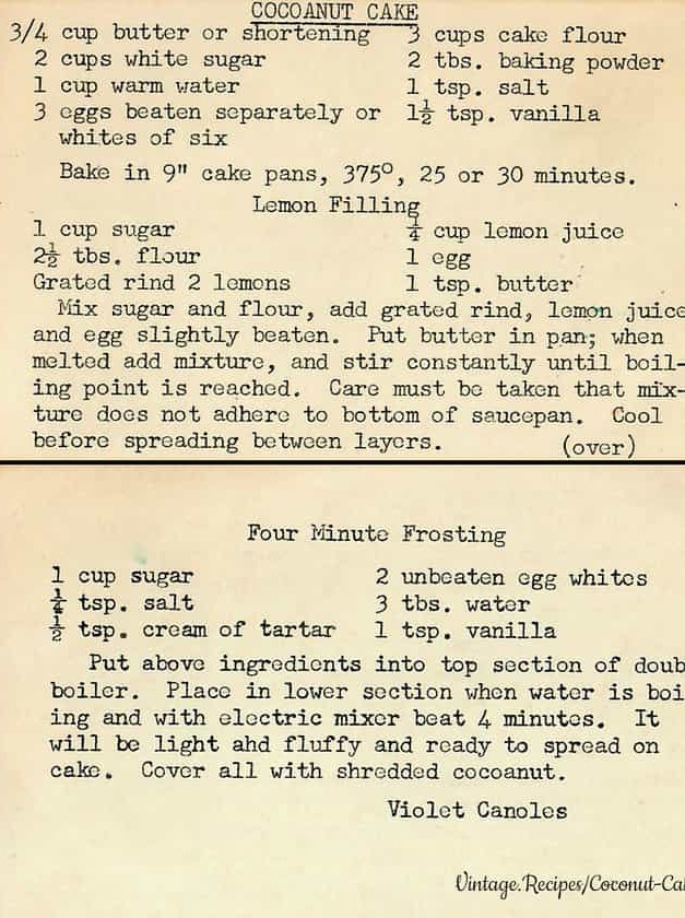 Vintage Tropical Delight Cake Recipe