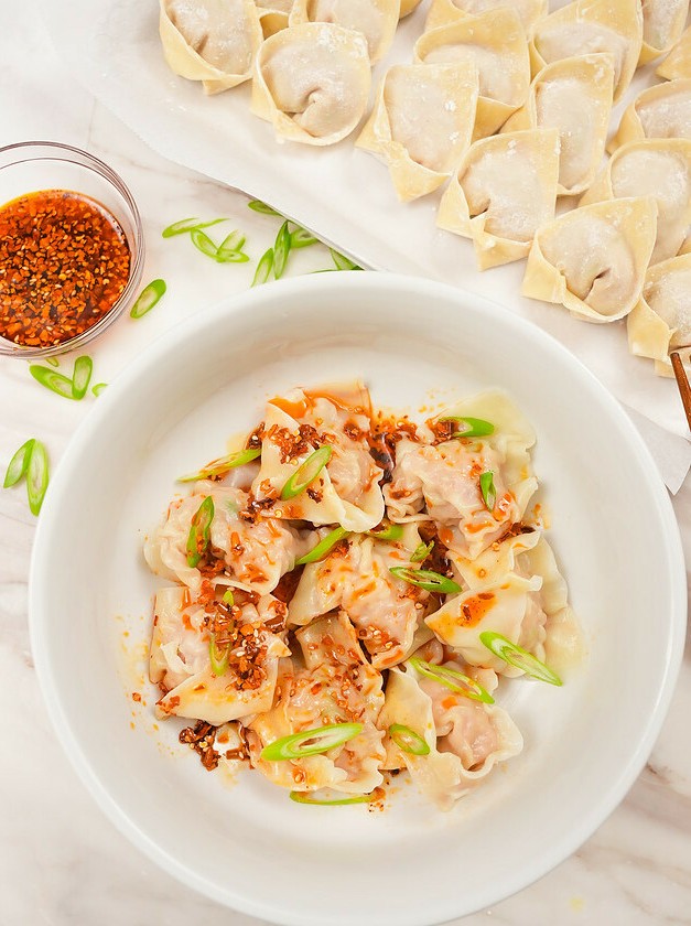Shrimp and Pork Wontons Recipe
