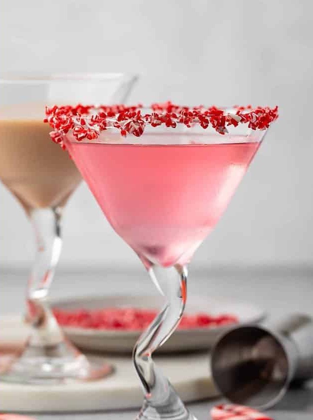 Peppermint Sparkle Martinis