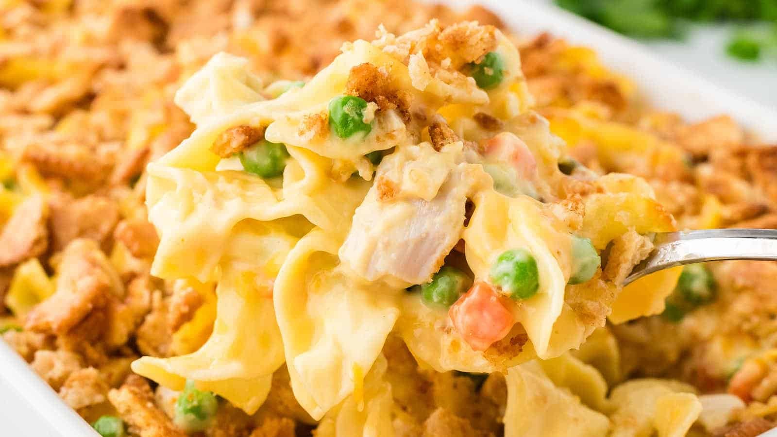 Creamy Chicken Noodle Delight Casserole