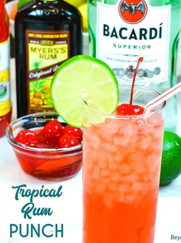 Festive Rum Cocktail with Tropical Twist