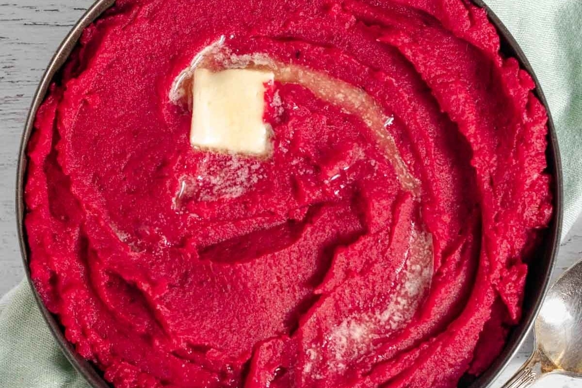 Roasted Beet & Potato Mashup