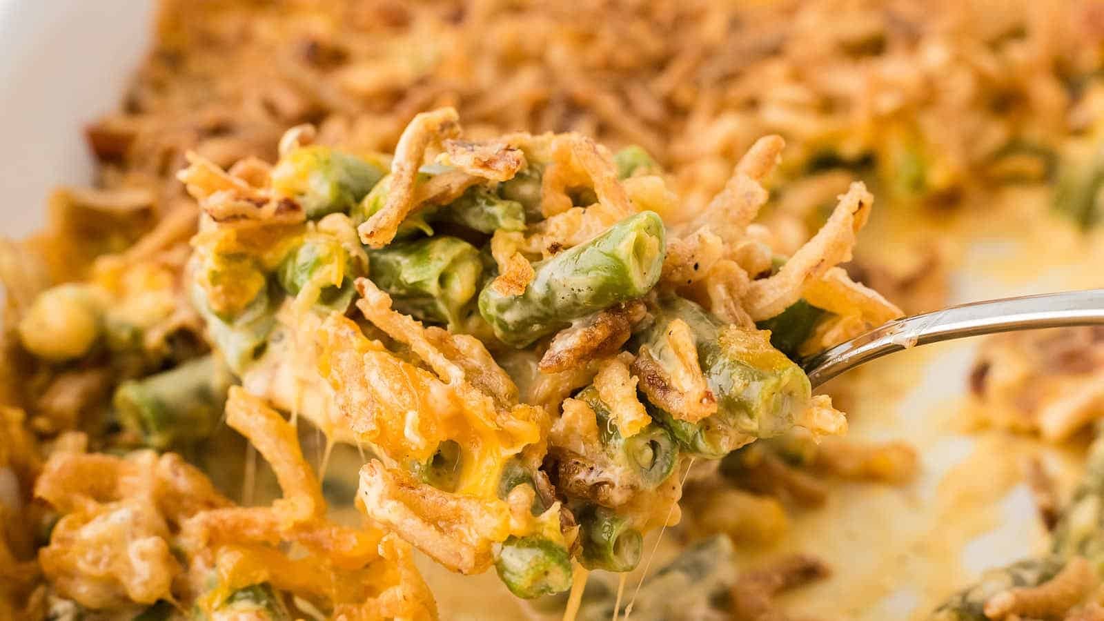 Cheesy Green Bean Casserole Perfection Awaits