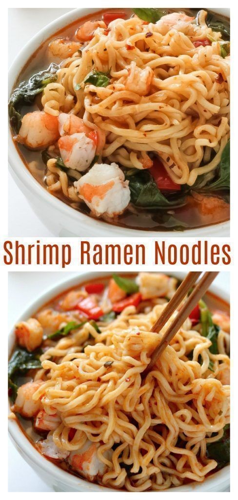 Quick Spicy Shrimp Ramen in 20 Minutes