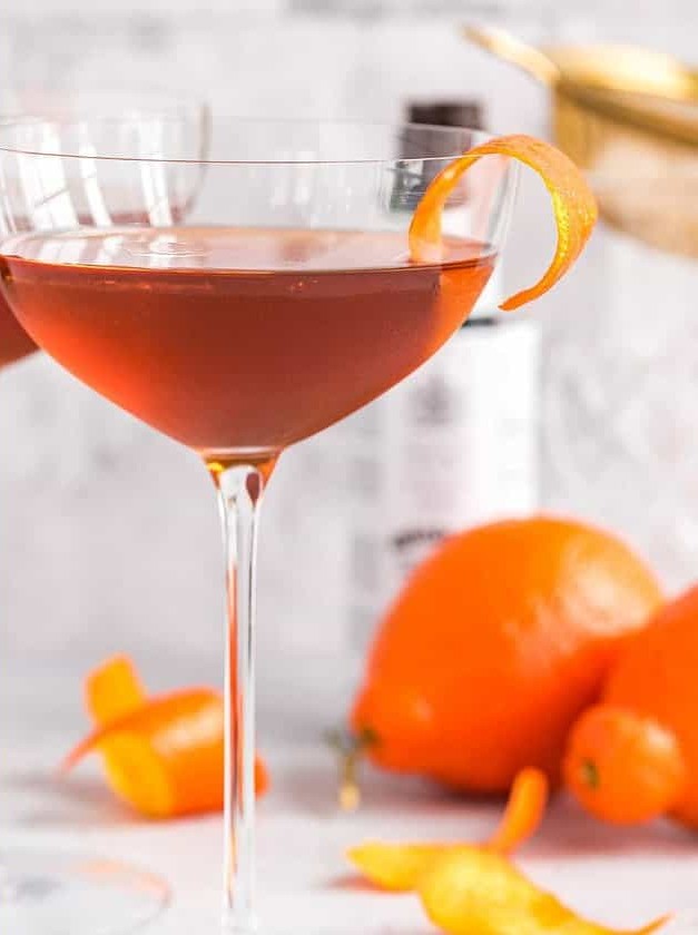 Classic Rye Whiskey and Vermouth Delight