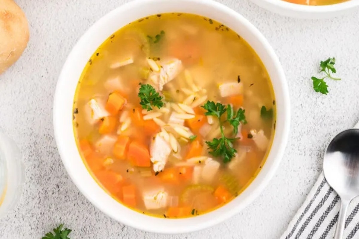 Leftover Turkey Orzo Comfort Bowl
