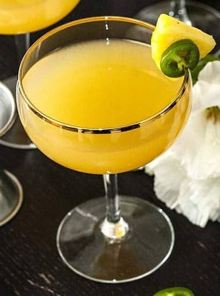 Pineapple Mezcal Sparkler