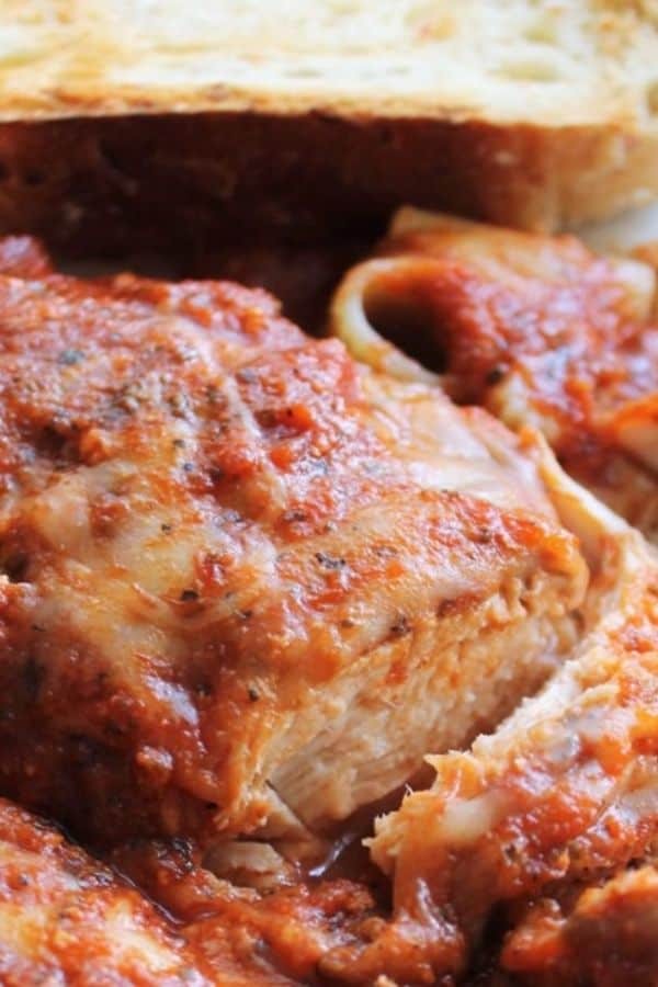 Easy Crockpot Chicken Parmesan Recipe