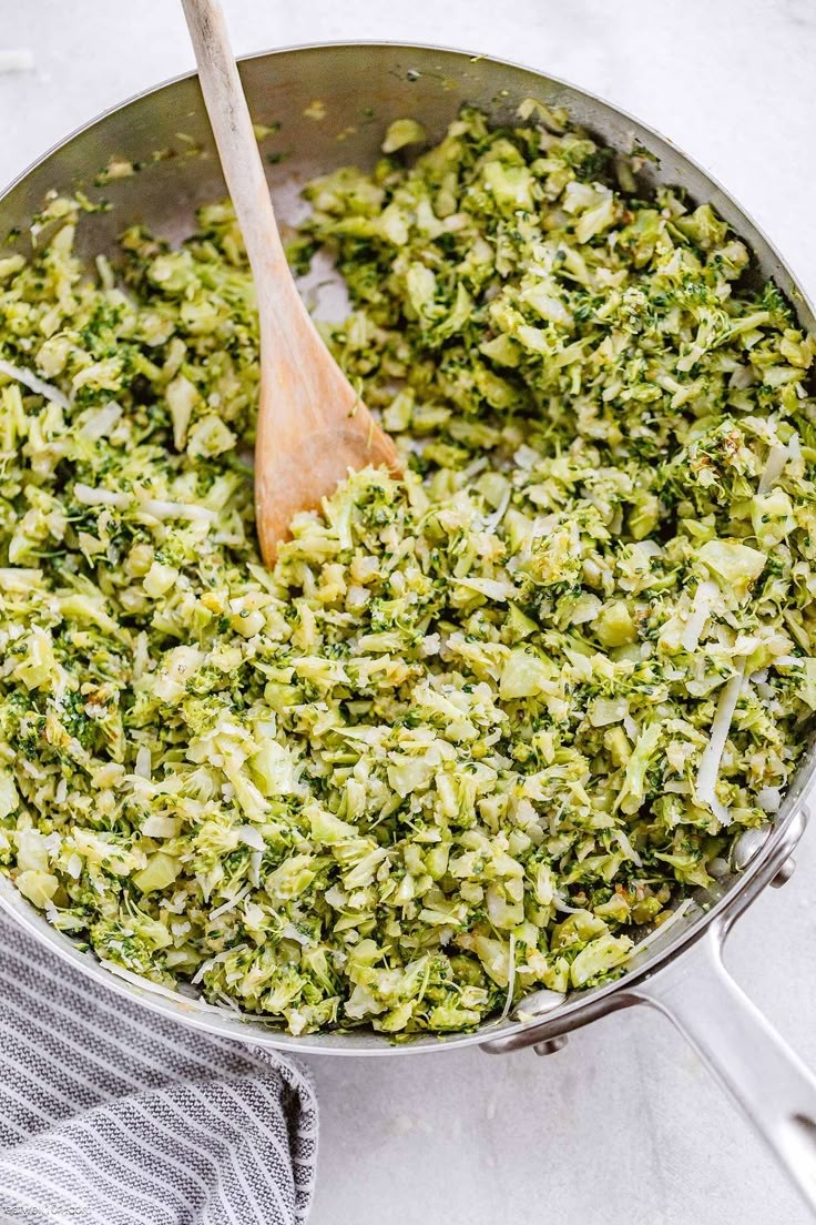 Easy Riced Broccoli in 2 Simple Steps