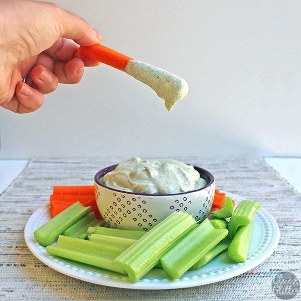 Creamy Vegan Ranch Dip for Veggies
