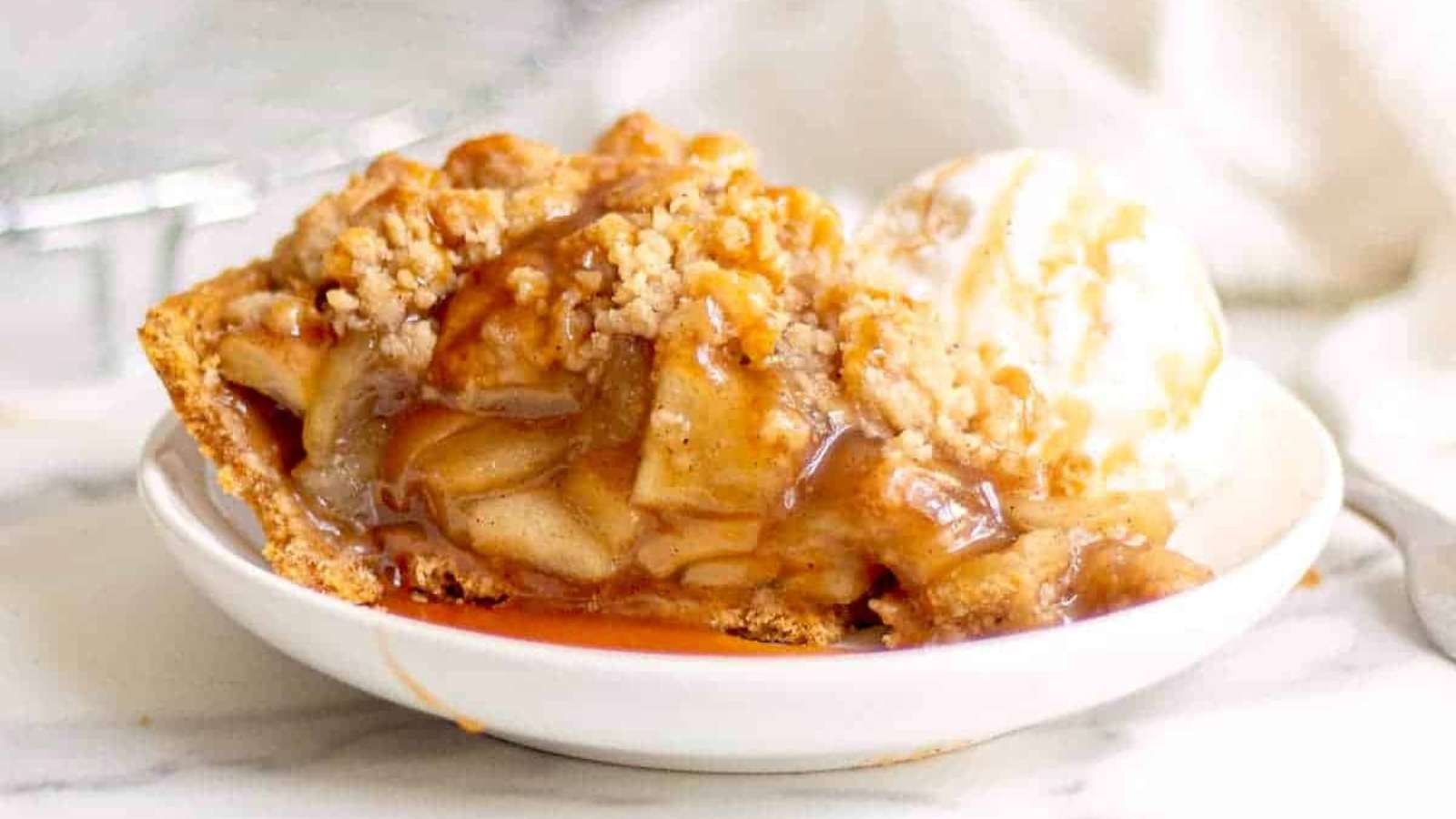 Graham Crusted Caramel Apple Delight