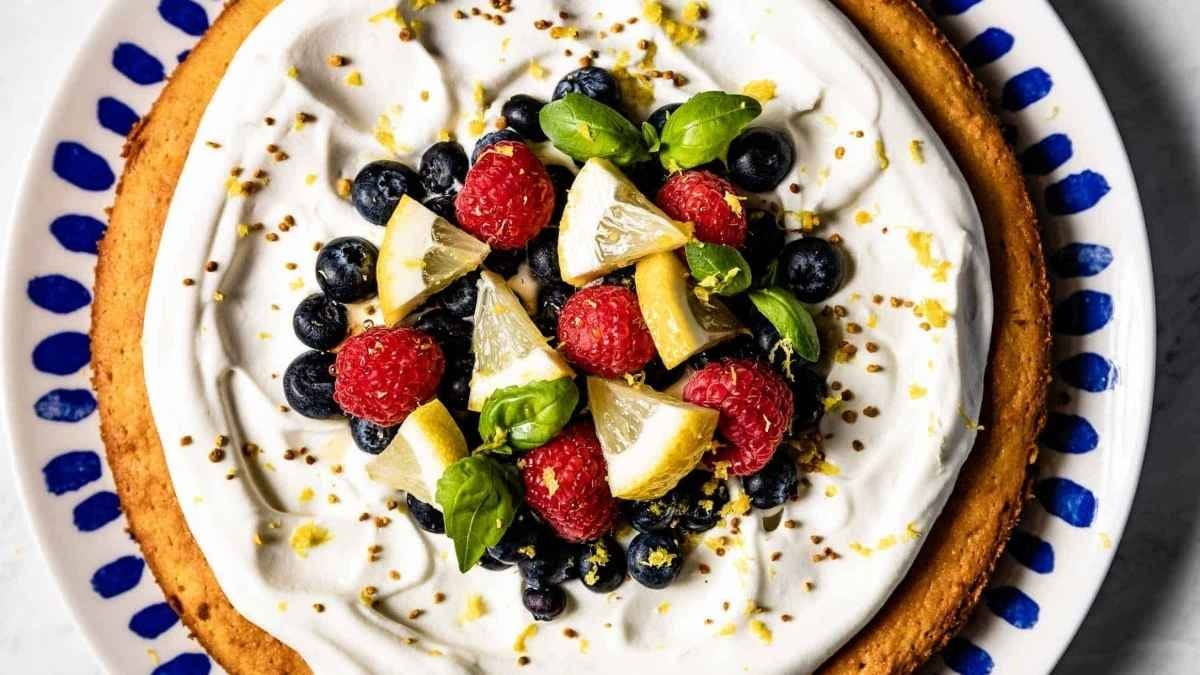 Lemon Delight Almond Cake Recipe