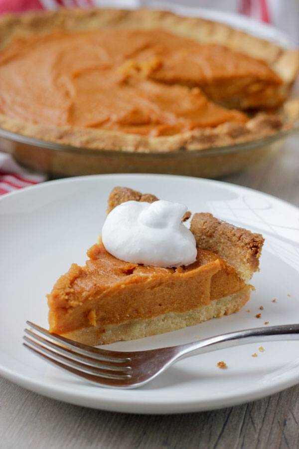 Vegan Sweet Potato Pie (Gluten Free)