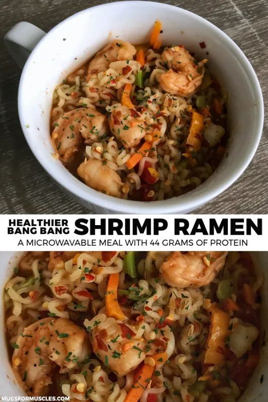 Microwave Shrimp Ramen in Minutes